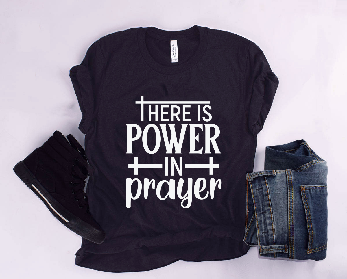 Short-Sleeve Unisex T-Shirt | there is power in prayer | Nardia Stone